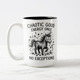 Sparkly Unicorn Funny Two-Tone Mug For Coffee Love