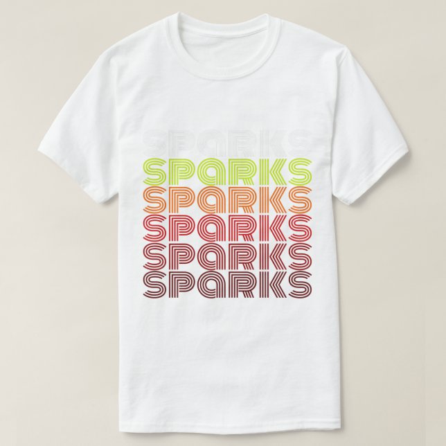 Sparks Band Vintage   T-Shirt (Design Front)