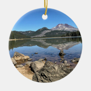 Sparks Lake, OR Ceramic Tree Decoration