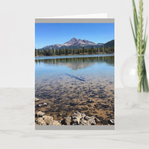 Sparks Lake with View of Broken Top, Oregon Card