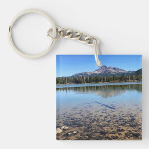 Sparks Lake with View of Broken Top, Oregon Key Ring