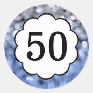 Sparks - Number 50 Round Sticker