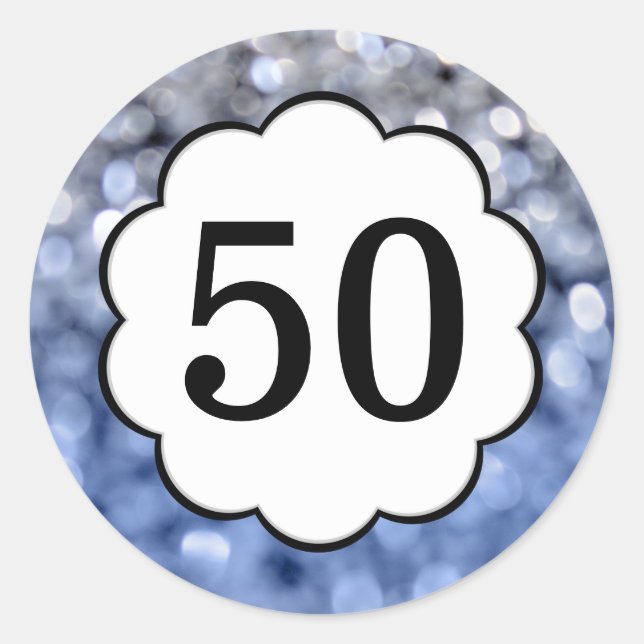 Sparks - Number 50 Round Sticker (Front)