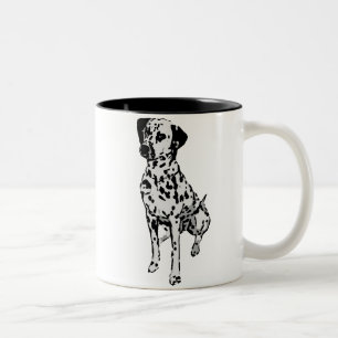 Sparky Dalmatian Dog Two-Tone Coffee Mug