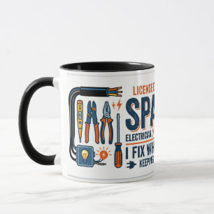 Sparky Electricians Gift Mug