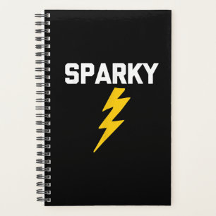 Sparky Funny Saying Sarcastic Novelty Electrician Planner