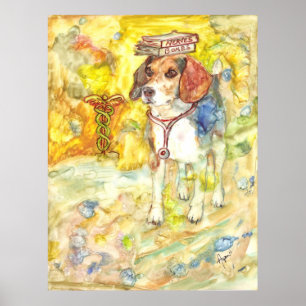 Sparky goes to medical school poster