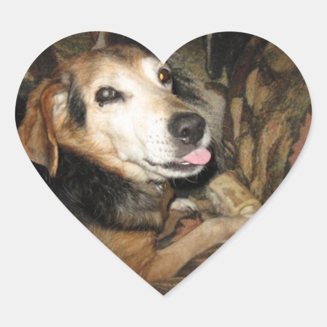 Sparky Heart Sticker (Front)