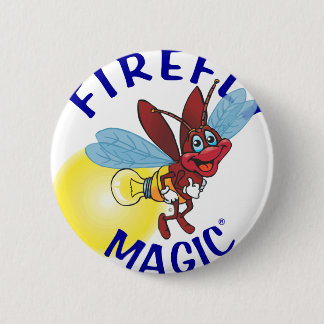 Sparky the Firefly 6 Cm Round Badge