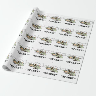 "Sparky" the P-38 Lightning Wrapping Paper