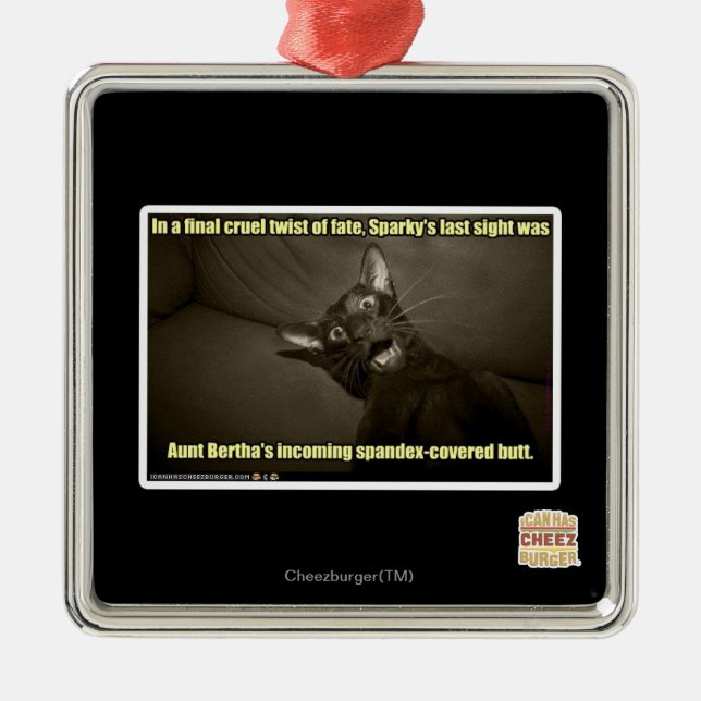 Sparky's last sight metal tree decoration (Front)
