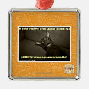 Sparky's last sight metal tree decoration