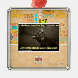 Sparky's last sight metal tree decoration
