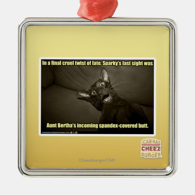 Sparky's last sight metal tree decoration (Front)
