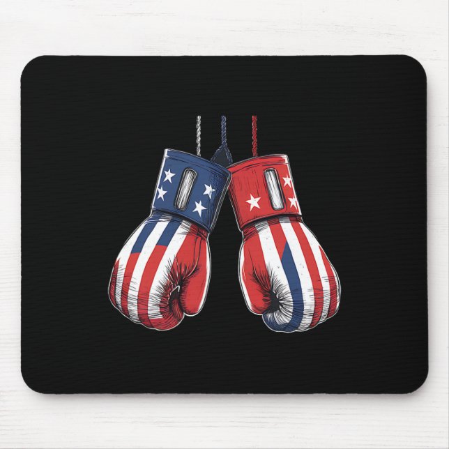 Sparring Kickboxing Or Boxing Heavy Training Mitts Mouse Mat (Front)