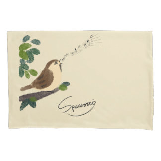 Sparrow スズメ Sparrotti スパロッティ Pillowcase
