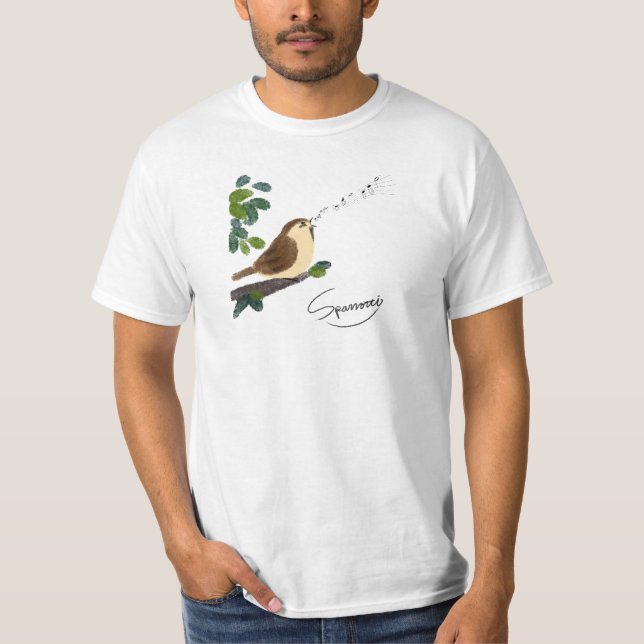 Sparrow スズメ Sparrotti! スパロッティ！ T-Shirt (Front)