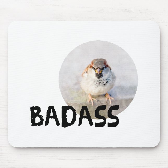 Sparrow - Badass Mouse Mat (Front)