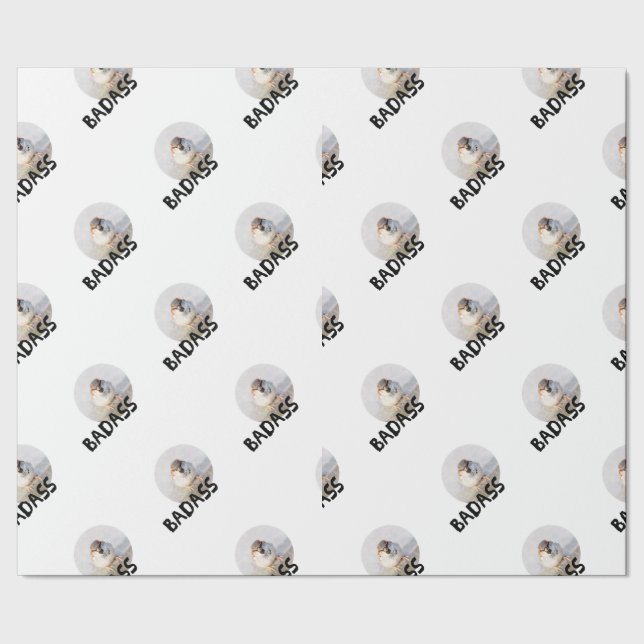 Sparrow - Badass Wrapping Paper (Seam)