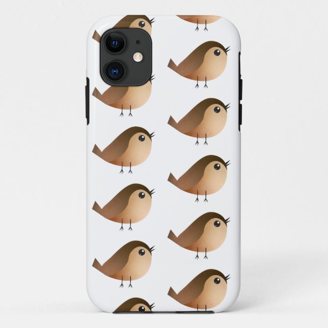 Sparrow Bird Cartoon  Case-Mate iPhone Case (Back)
