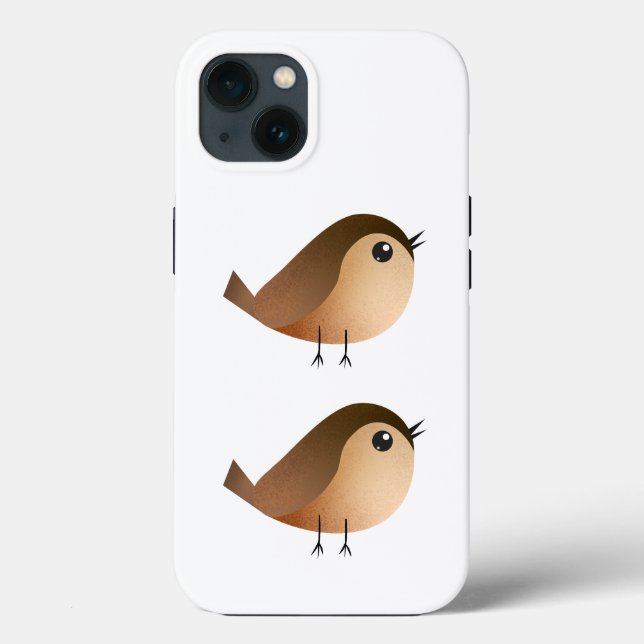 Sparrow Bird Cartoon  Case-Mate iPhone Case (Back)
