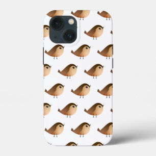 Sparrow Bird Cartoon iPhone 13 Mini Case