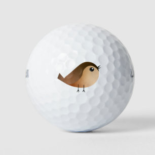 Sparrow Bird Cartoon   Golf Balls