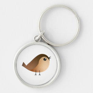 Sparrow Bird Cartoon Key Ring