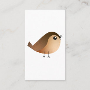 Sparrow Bird Cartoon   Loyalty Card