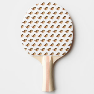 Sparrow Bird Cartoon Ping Pong Paddle
