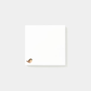 Sparrow Bird Cartoon Post-it Notes