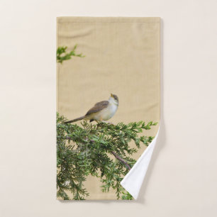 Sparrow Bird Photograph Hand Towel