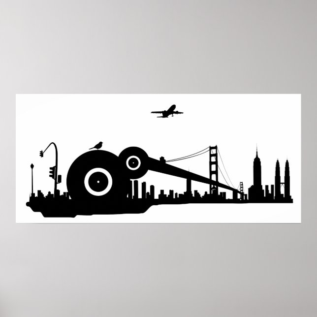 Sparrow city plane poster - Colossal (Front)