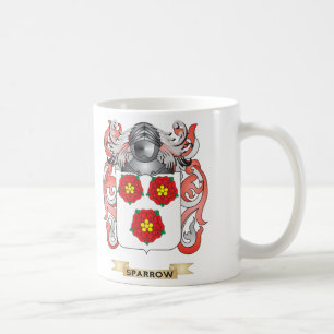 Sparrow Coat of Arms (Family Crest) Coffee Mug