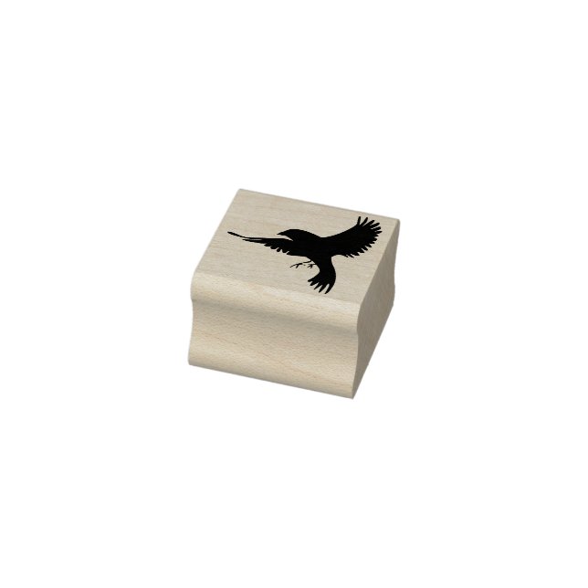       Sparrow Cute Bird Animal Personal Stationery Rubber Stamp (Stamp)