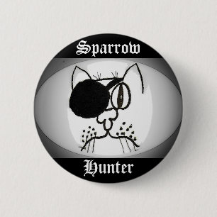 Sparrow Hunter Pirate Kitty 6 Cm Round Badge