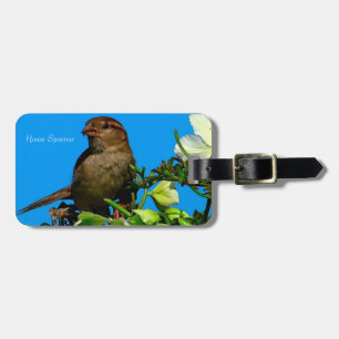 Sparrow image for Luggage Tag