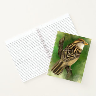 Sparrow Notebook Spring