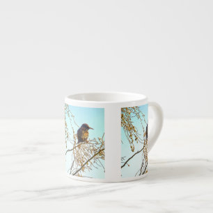 Sparrow on a Winter Branch Espresso Cup