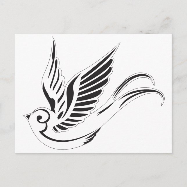 Sparrow Postcard (Front)