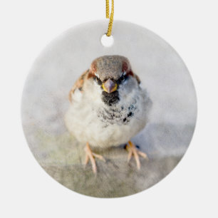 Sparrow - The Warrior Ceramic Tree Decoration