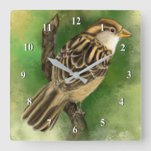Sparrow Wall Clock Wall Clock