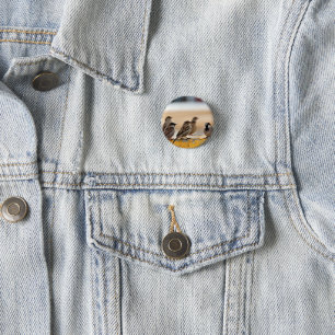 Sparrows 3 Cm Round Badge