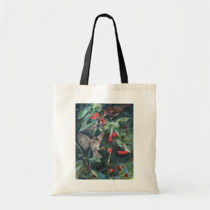 Sparrows in a Cherry Tree, Bruno Liljefors Tote Bag