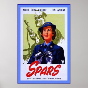 SPARS~Vintage World War 2 Poster