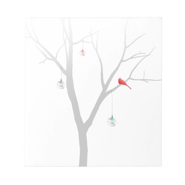 Sparse Christmas Tree Notepad (Front)