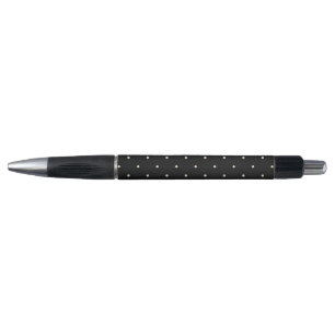 Sparse Polka Dots on Black