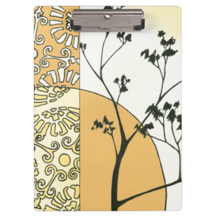 Sparse Tree Silhouette by Megan Meagher Clipboard