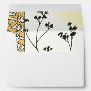 Sparse Tree Silhouette by Megan Meagher Envelopes