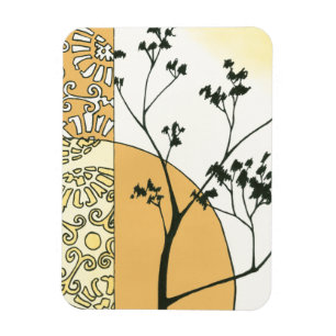 Sparse Tree Silhouette by Megan Meagher Magnet